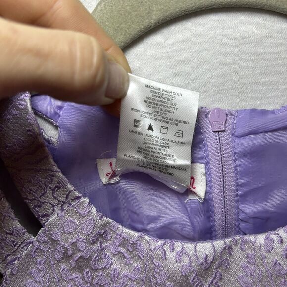 Jessica Ann Little Girls Dress Purple Size 6 - Picture 3 of 5